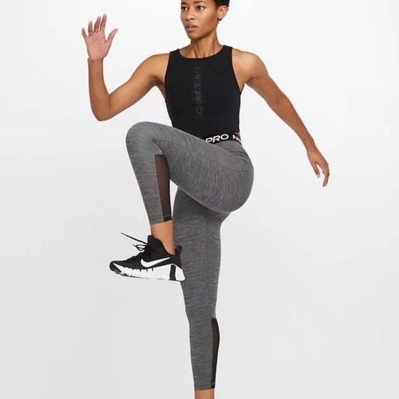 Nike pro dri-fit leggings heather gray size xs - Picture 7 of 8